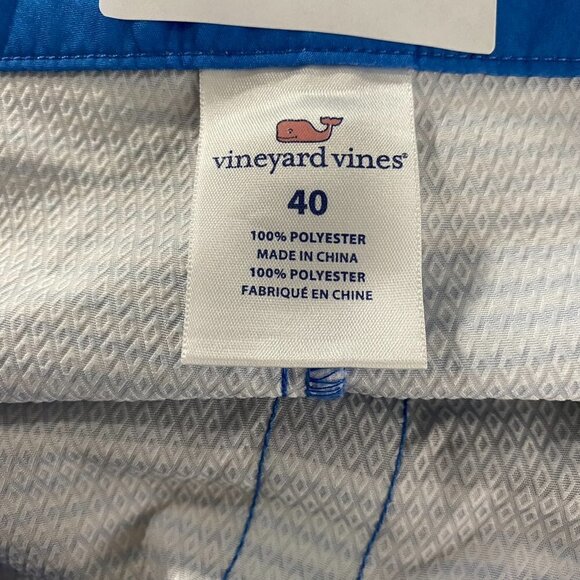 Vineyard Vines Peaks Island Board Shorts Bottom Men's Size 40 Striped SW-1666‎ - Picture 9 of 12